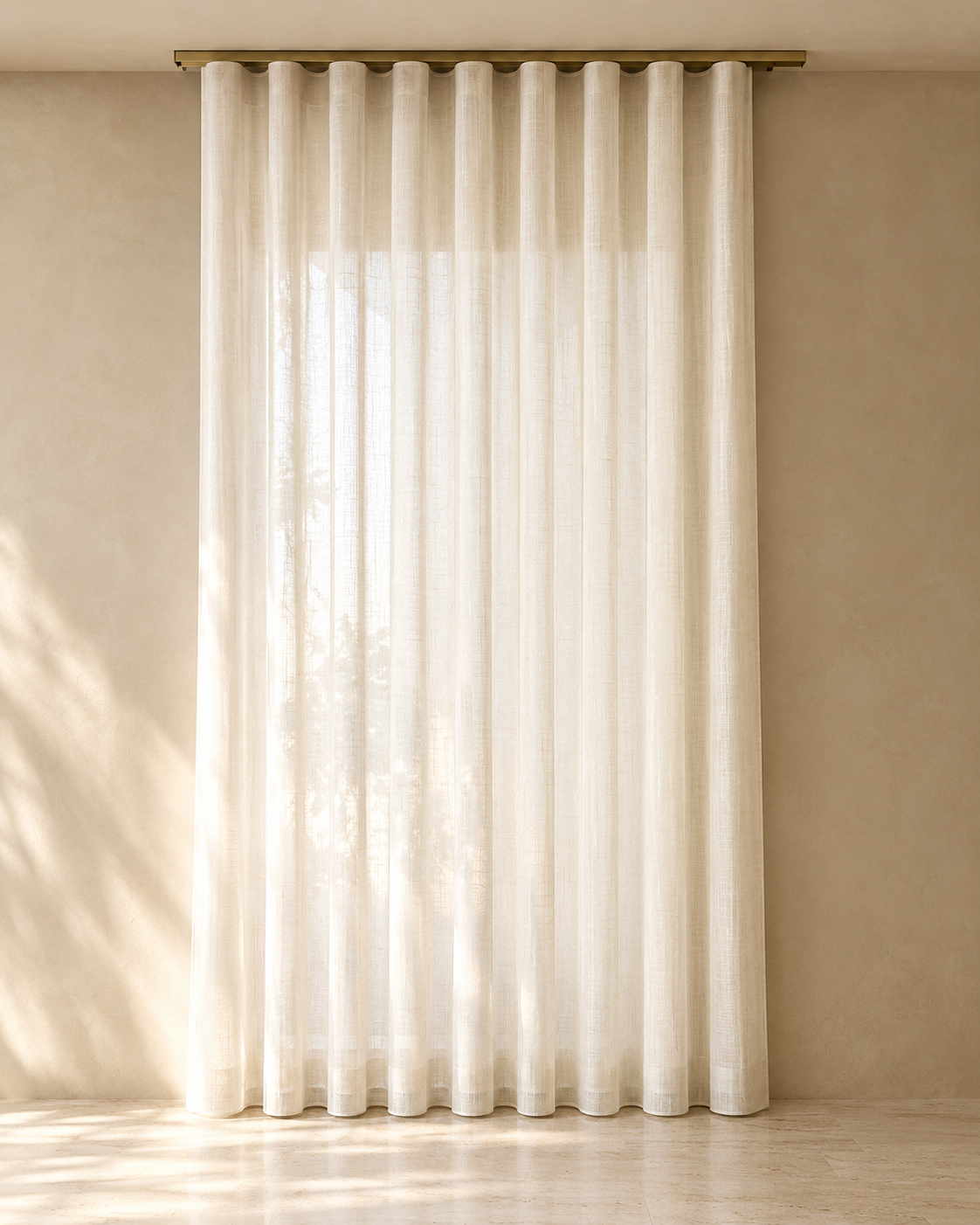 Linen sheer