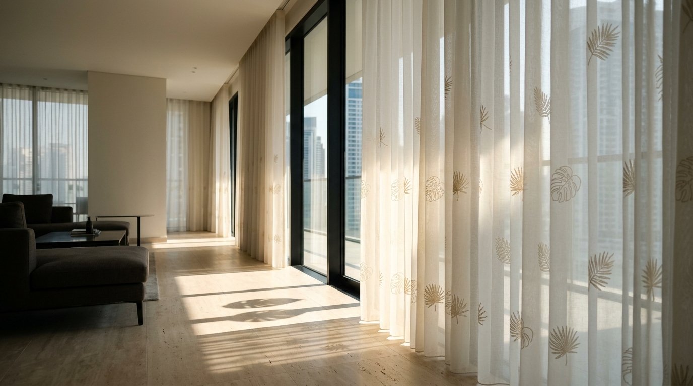 Sheer curtains